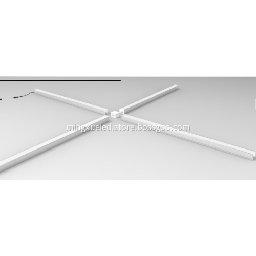 led linear light with circular corner led ceiling hanging linear light
